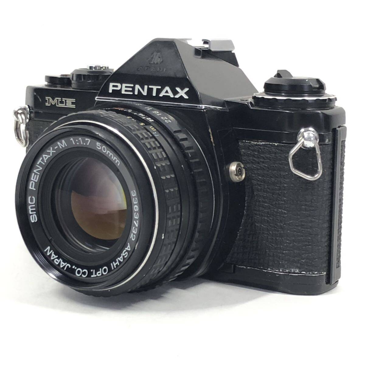 動作確認済 PENTAX ペンタックス ME ブラック smc PENTAX-M 50mm F1.7 フィルム一眼レフカメラ #8355の画像1