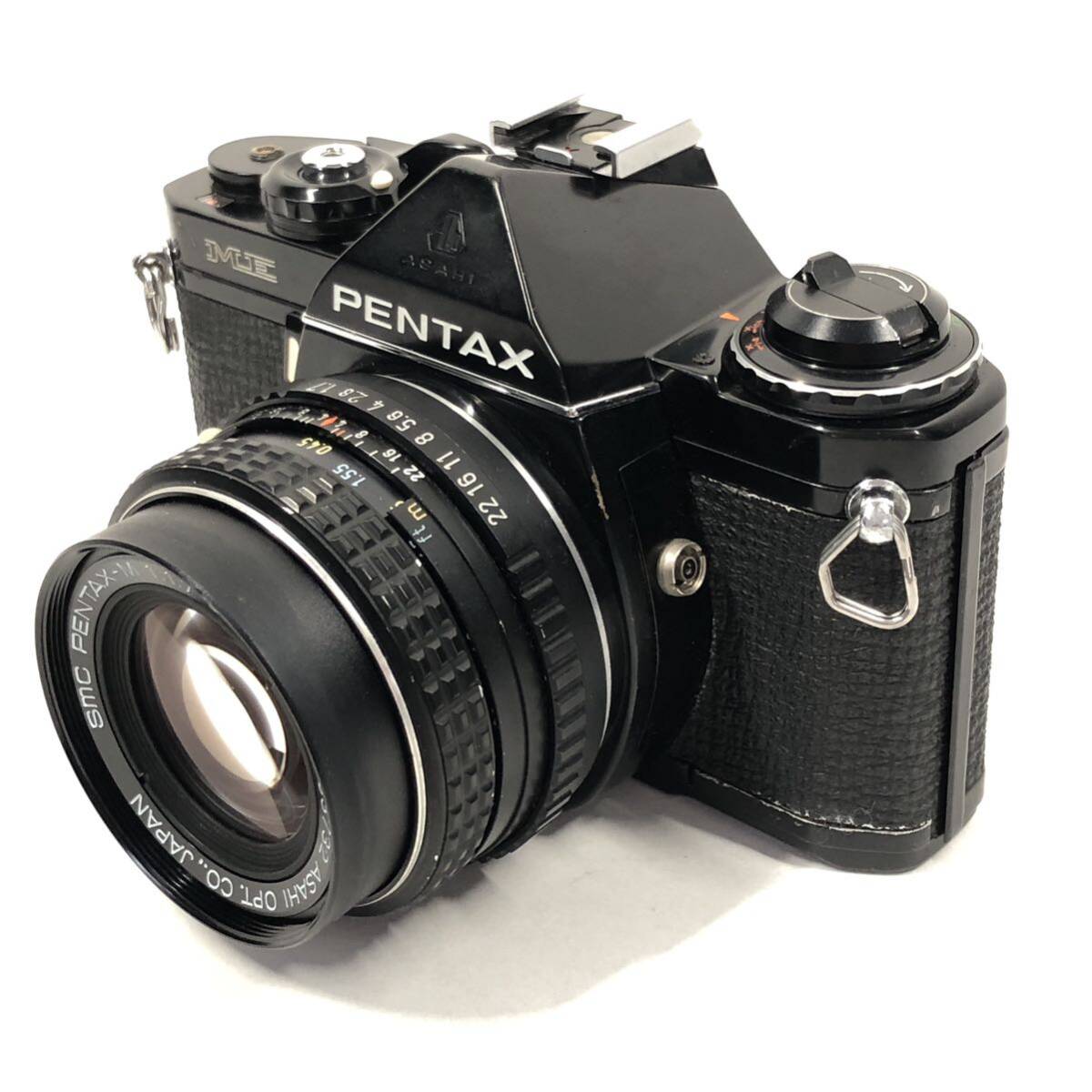 動作確認済 PENTAX ペンタックス ME ブラック smc PENTAX-M 50mm F1.7 フィルム一眼レフカメラ #8355の画像2