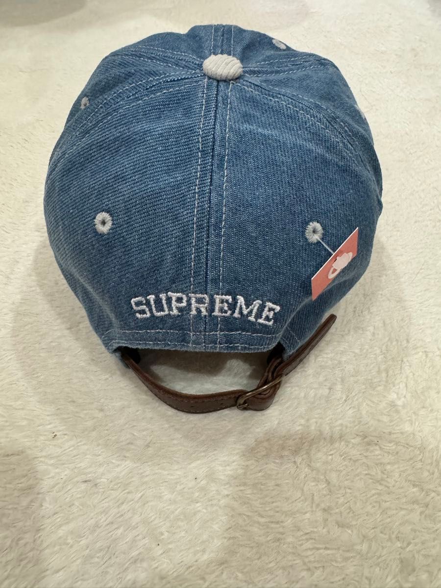 Supreme 2-Tone S Logo 6-Panel デニム　シュプリーム　 キャップ 