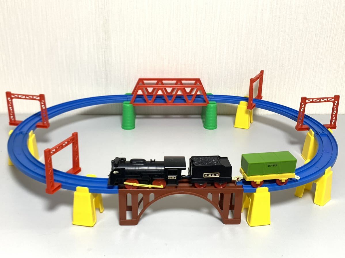 TOMY Tommy Plarail C-62... set . pipe entering set 1978 year ..... Mark mileage operation excellent that time thing toy retro locomotive present condition goods 