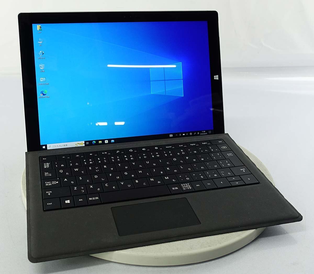 Windows10 AC、キーボード付 12インチ Microsoft Surface Pro 3 1631/Core i3 4020Y/メモリ4GB/SSD64GB/OS有 タブレット PC S040520