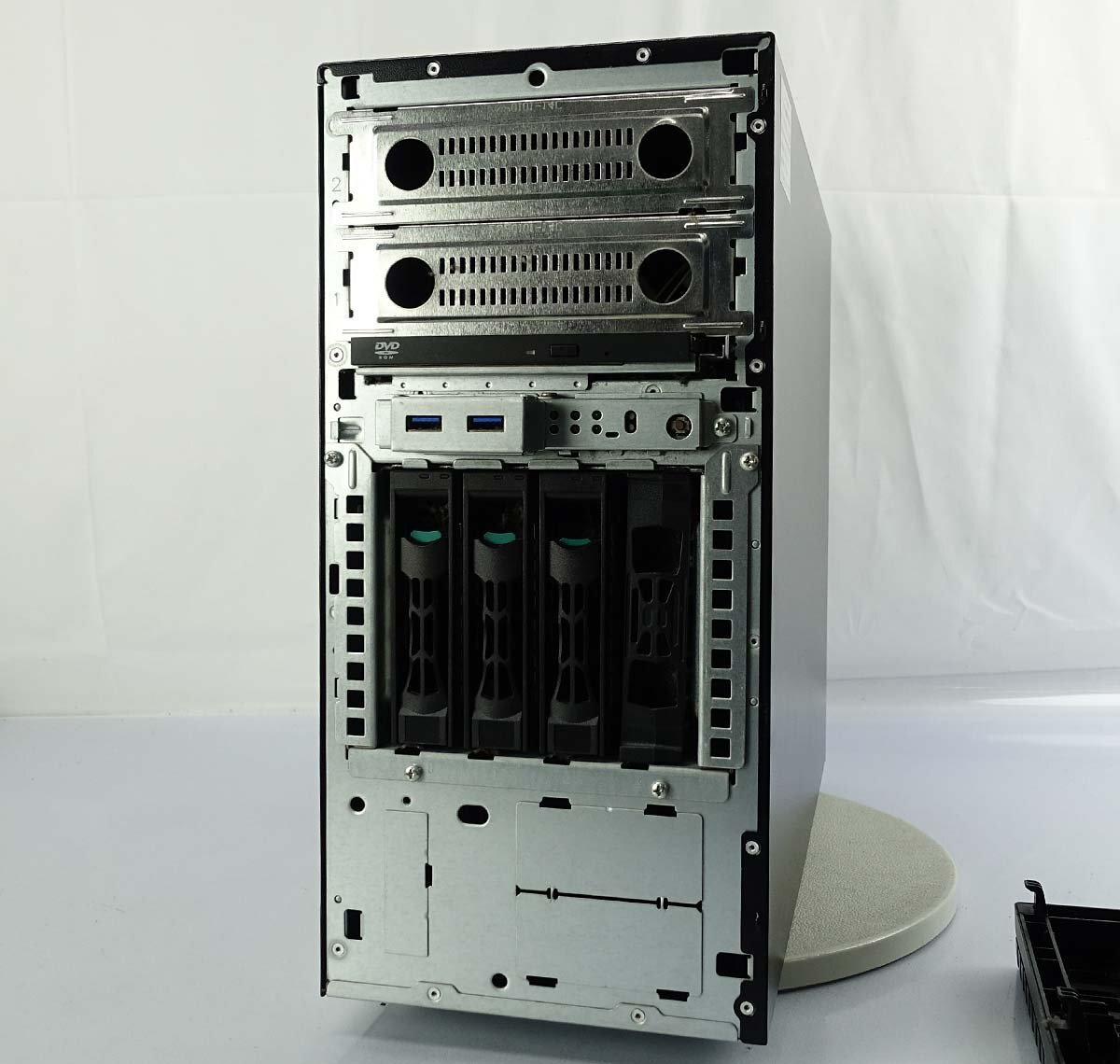 OS無し HITACHI HA8000/TS10 GUFT11DN-1TNADT0/Xeon E3-1270 V6/メモリ16GB/HDD1TBx3/デスク サーバー PC 日立 タワー S042508K_画像3