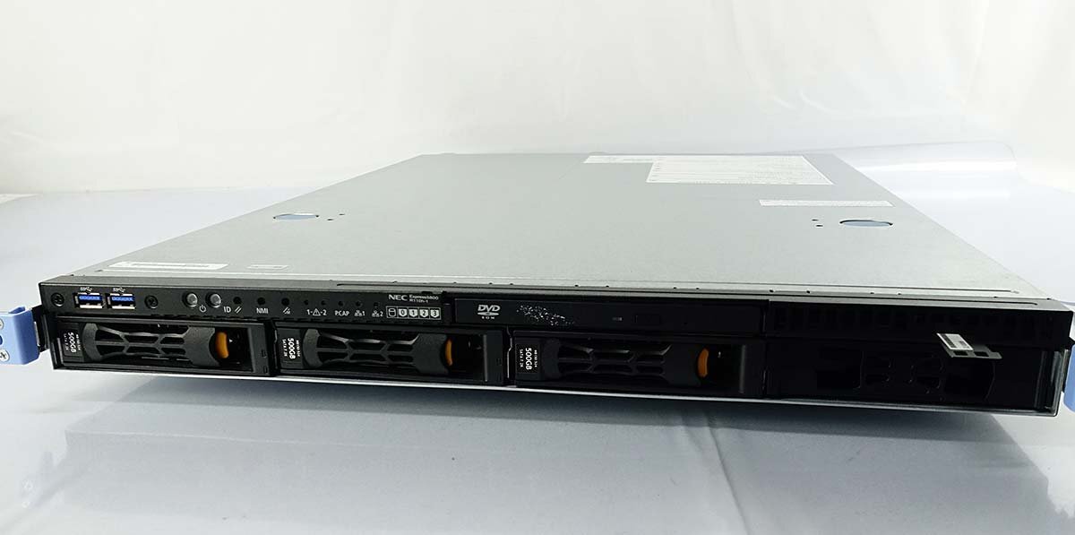 ラックサーバー NEC Express5800/R110h-1 N8100-2316Y/E3-1220 v5/メモリ16GB/HDD500GB/OS無/1U/サーバ S041013の画像2