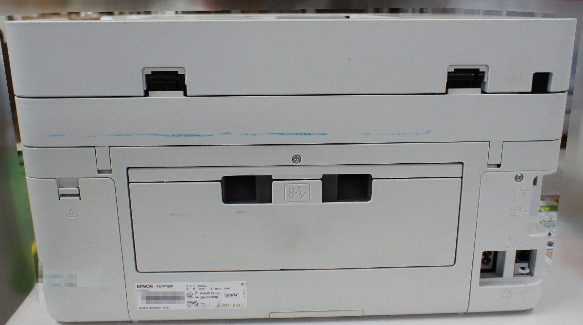 ジャンク EPSON インクジェットプリンター PX-M780F A4プリンター 印刷枚数：5643枚 F041102_画像3