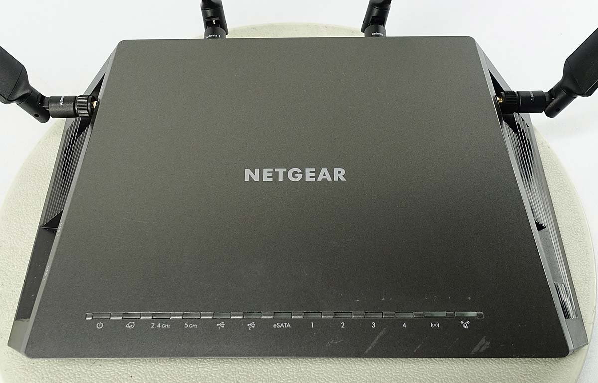 AC付 初期化済 NETGEAR Nighthawk X4S R7800 AC2600 Smart WiFi Router ルーター ネットワーク AP ゲーミング ナイトホーク S041715の画像2