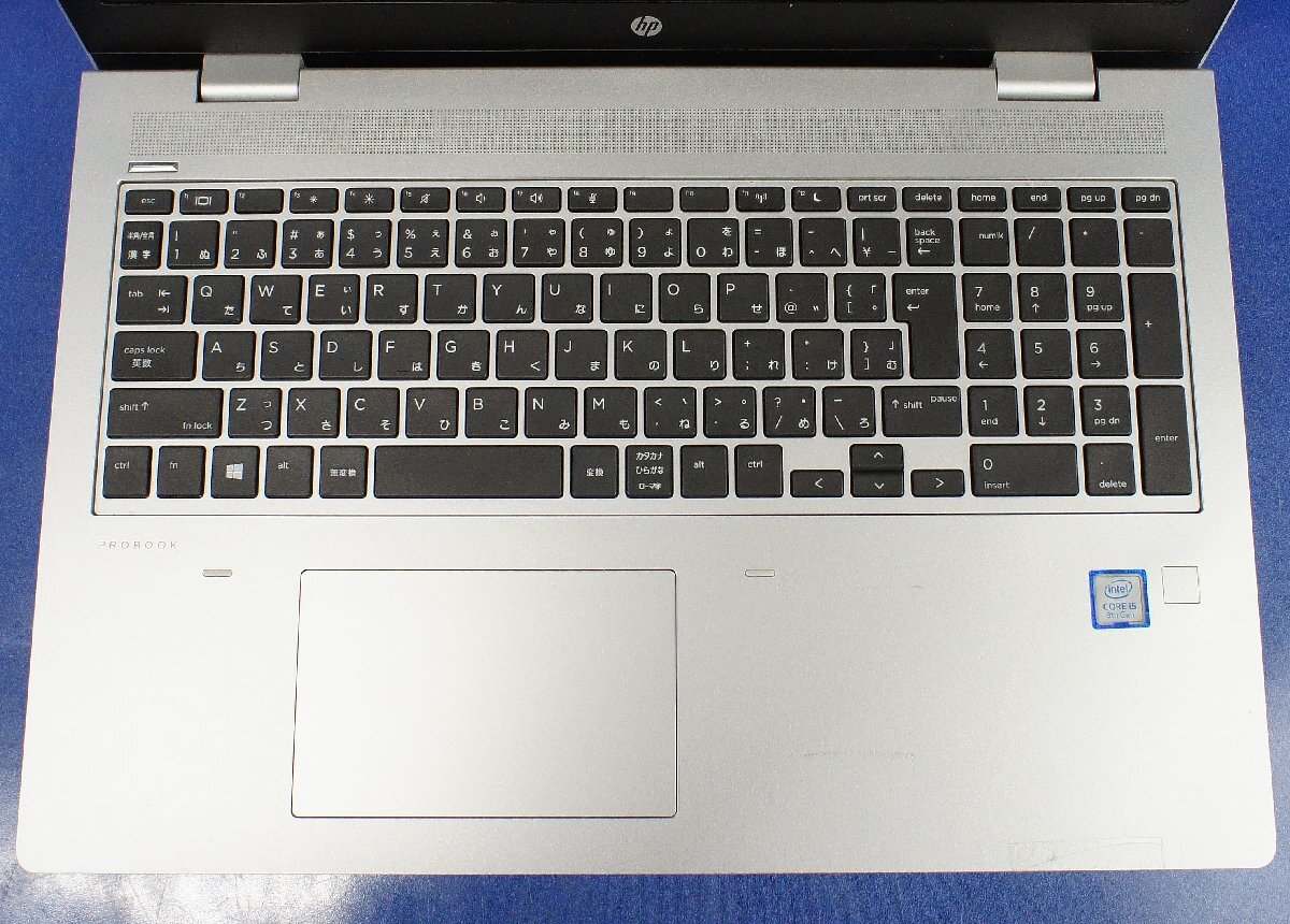 ジャンク HP ProBook 650 G5/Core i5 8265U/メモリ無/HDD無/テンキー ノートPC エイチピー パソコン F040803Kの画像5