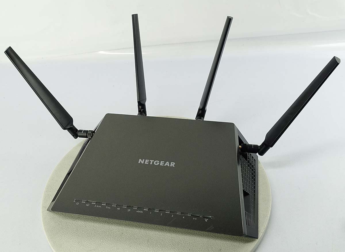 AC付 初期化済 NETGEAR Nighthawk X4S R7800 AC2600 Smart WiFi Router ルーター ネットワーク AP ゲーミング ナイトホーク S041715の画像1
