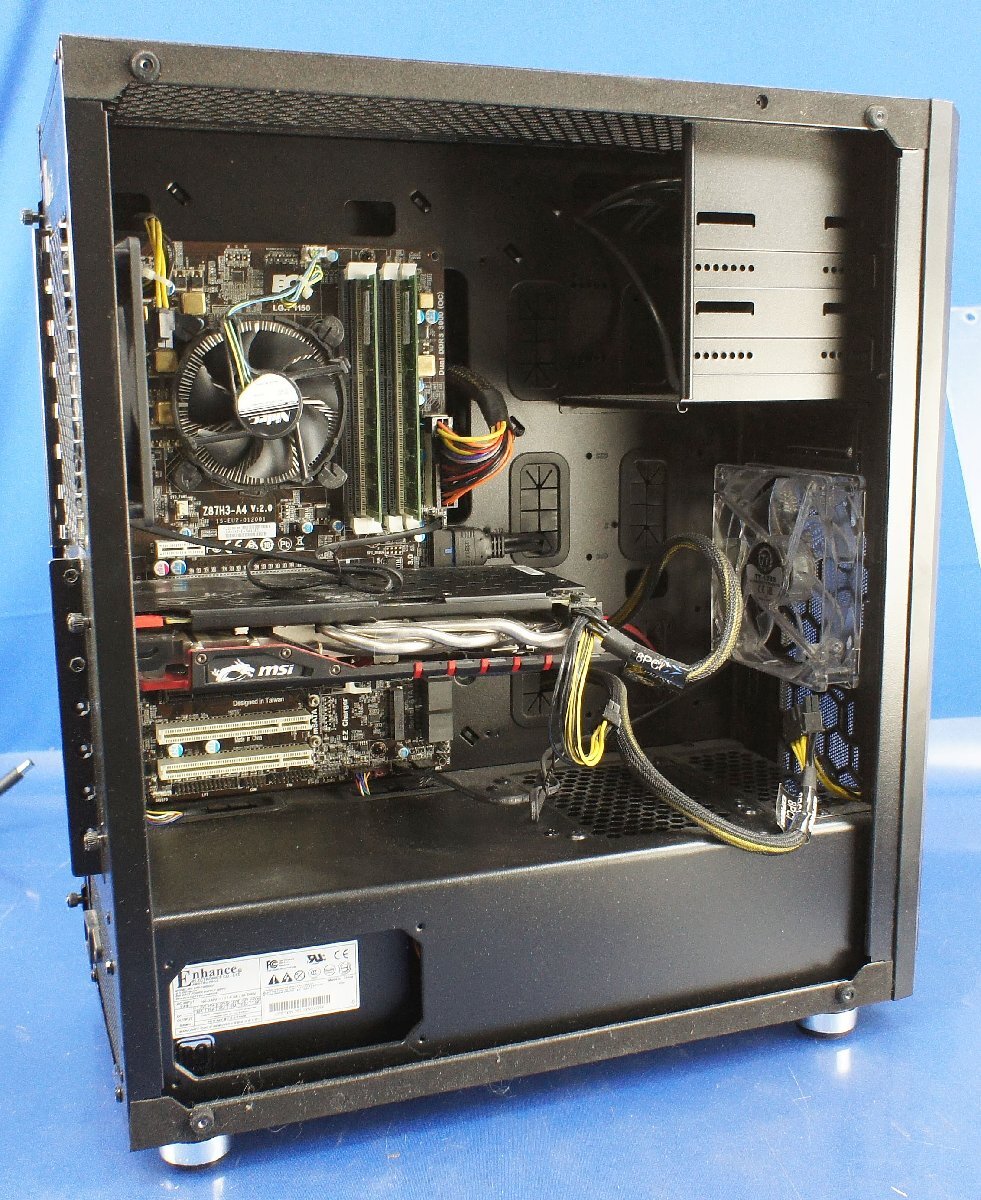 OS無し訳有 自作PC Thermaltake/Core i7-4770/メモリ16GB/HDD無/GTX960 デスクトップ PC パソコン F040901Kの画像5