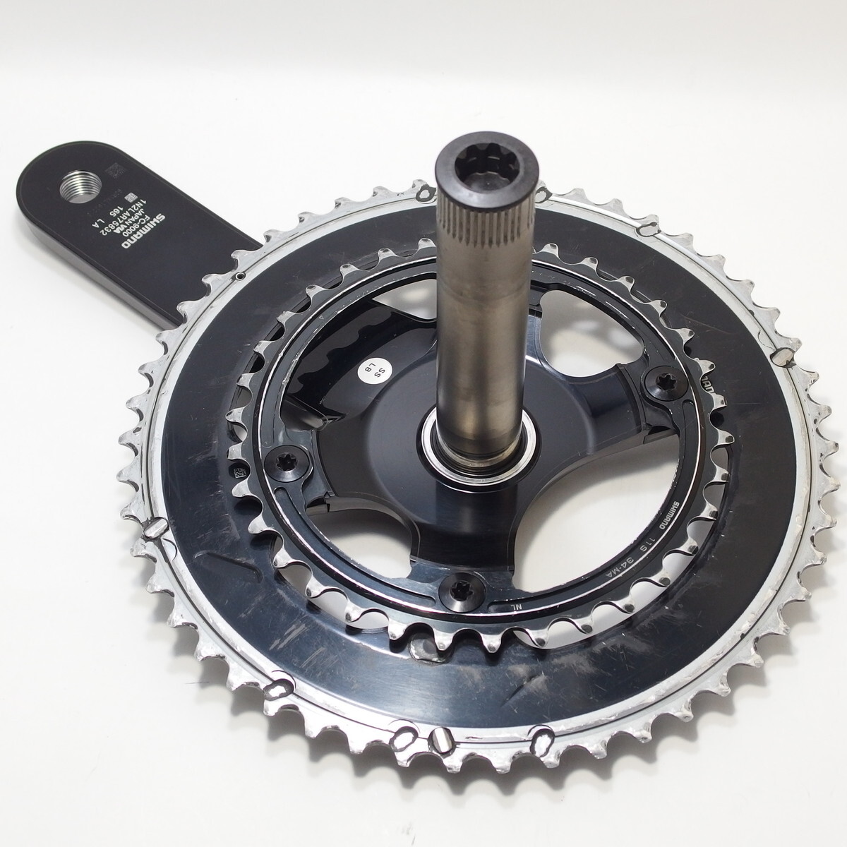 シマノ DURA-ACE FC-9000 50-34T ★165mm★ クランクセット _画像3