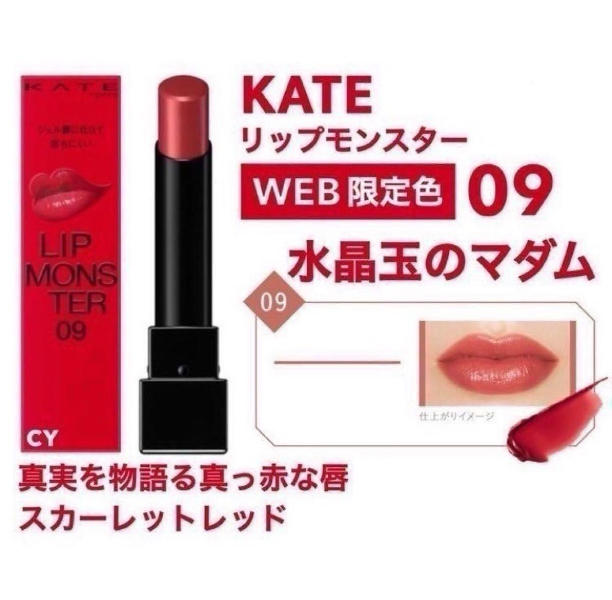 【Web限定色】 09 水晶玉のマダム リップモンスター KATE ケイト