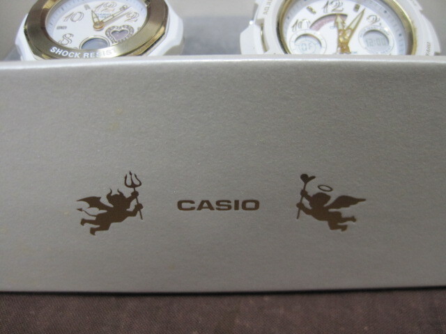 【A044】CASIO カシオ 腕時計 ペアウォッチ Lovers Collection ラバーズコレクション 2008 G-SHOCK×Baby-G LOV-18A-7BJR 天使と悪魔 _画像8