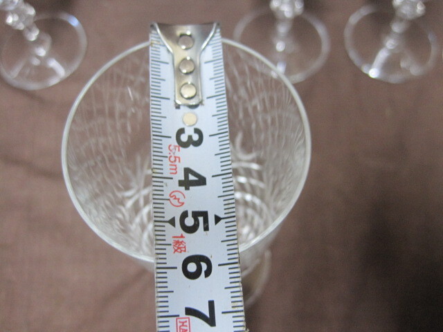 【A056】未使用 HOYA CORPORATION ６客セット シャンパングラス ワイングラス クリスタル 箱付き の画像9