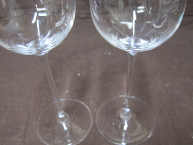 【A100】RIEDEL リーデル ワイングラス ペア 2点セット クリスタル の画像7