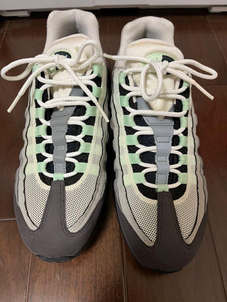 早い者勝ち！程度良好！ NIKE ナイキ AIR MAX 95 FRESH MINT エアマックス95 フレッシュミント 27cm CD7495-101の画像2