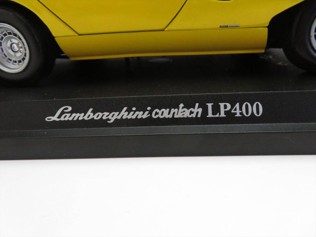 ◆◇KYOSHO 京商 1:18 SCALE DIE-CAST CAR SERIES ダイキャストカー ランボルギーニ カウンタック LP400 イエロー 箱付◇◆の画像8