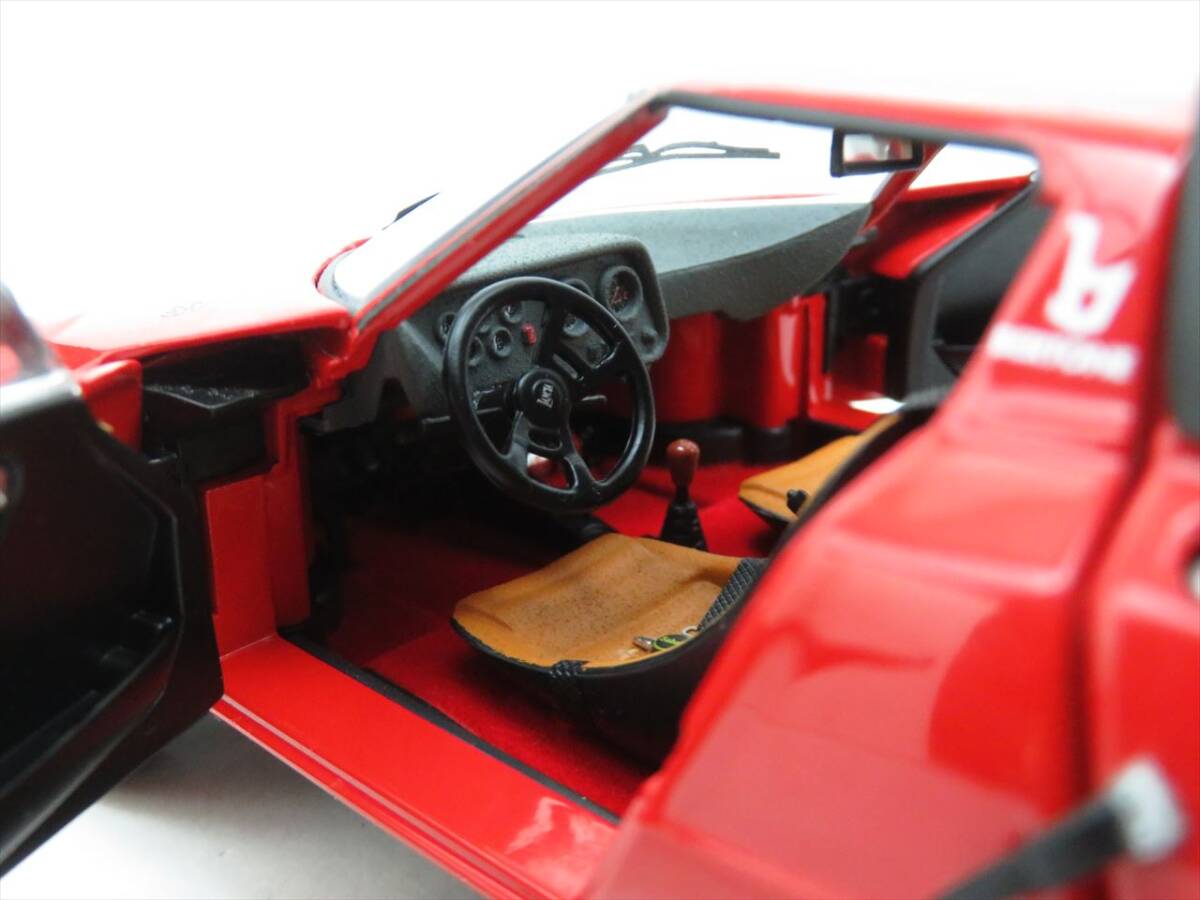 ◆◇KYOSHO 京商 1/18 LANCIA STRATOS HF ランチア ストラトス HF Red レッド 赤 箱付◇◆の画像4