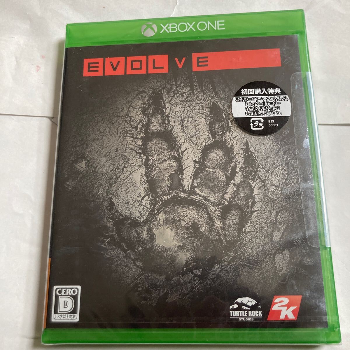 送料無料 未開封 Xbox one EVOLVE Xboxone エボルブ エヴォルヴ 