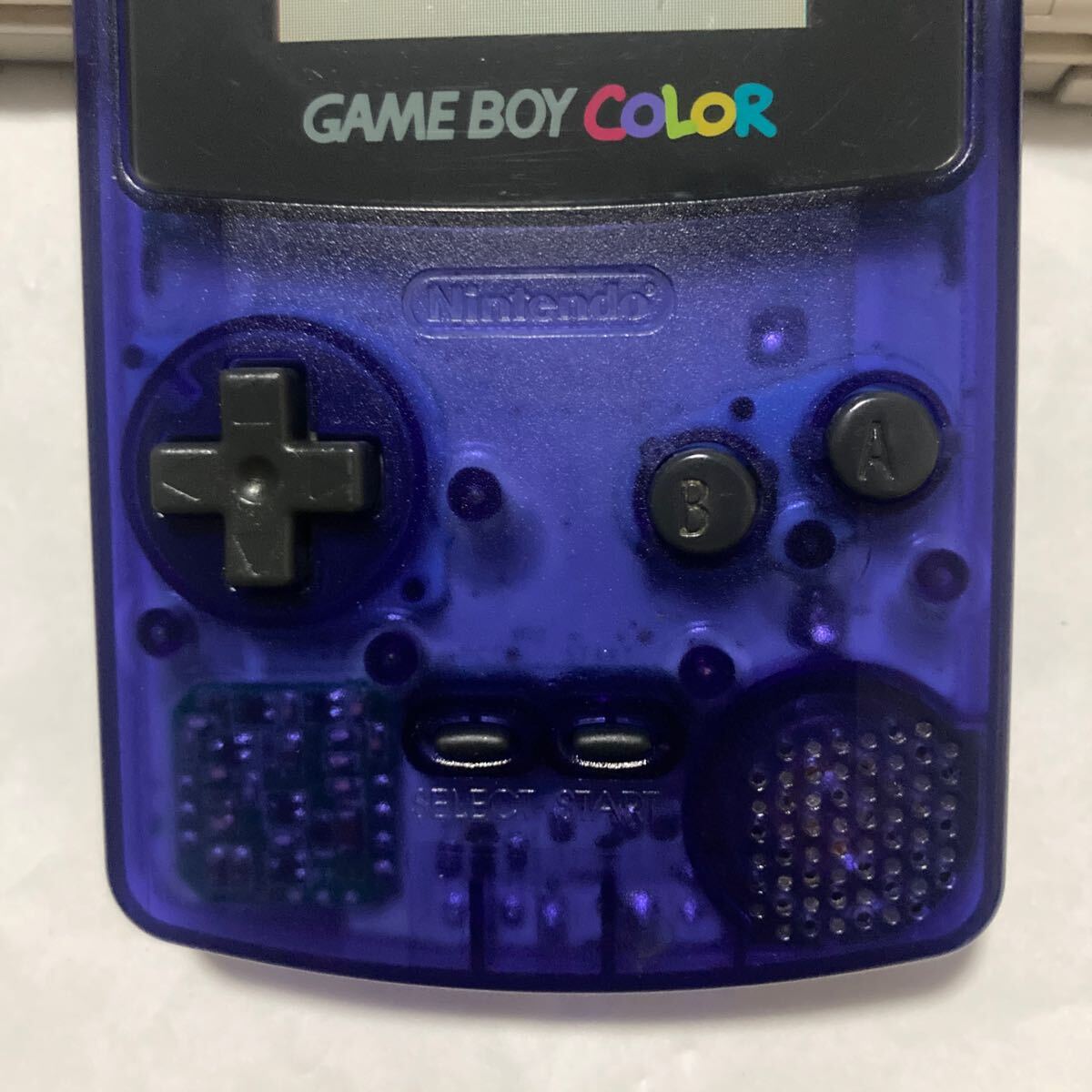 送料無料 GBC ゲームボーイカラー 本体 ミッドナイトブルー トイザらス限定 GAMEBOY COLOR CGB-001 ゲームボーイ GB NINTENDO ニンテンドー