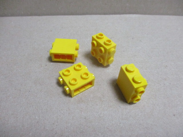 レゴ　パーツ　4面スタッドブリック　黄4個　新品_画像2