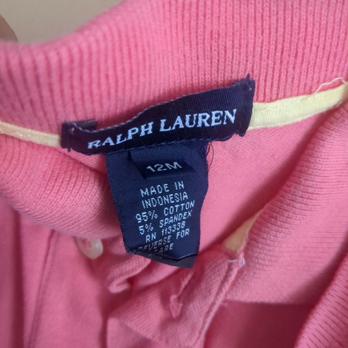 ラルフローレン キッズ RALPH LAUREN ポロシャツ 女の子 ワンピース ピンク ポロ 子供服 ポロワンピ 80 双子 