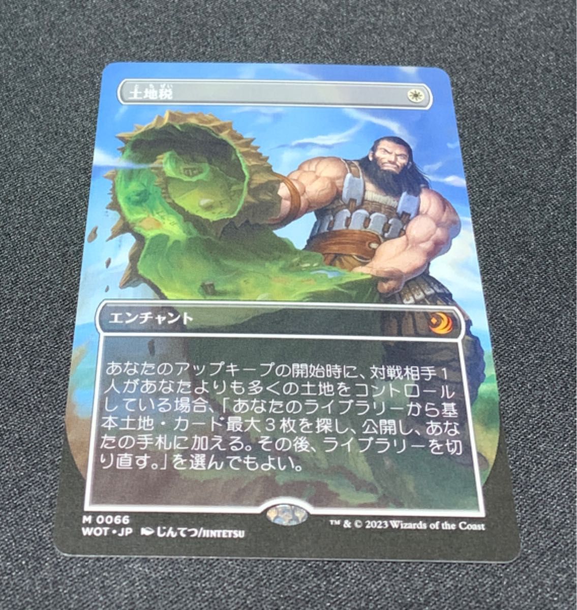 マジック：ザギャザリング MTG エルドレインの森 ボーダーレス * 土地税