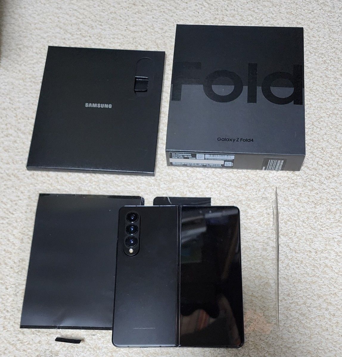 galaxy fold 4  12g 512g  シムフリー  サムスンストア購入