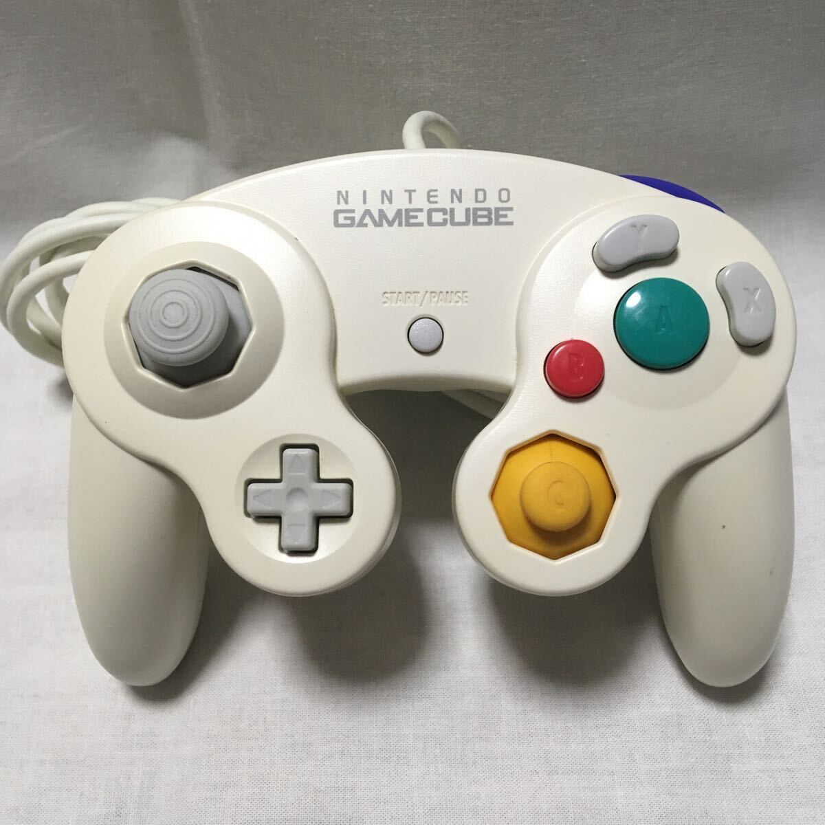 純正品 ニンテンドー ゲームキューブ コントローラー ホワイト Nintendo GameCube GCの画像2