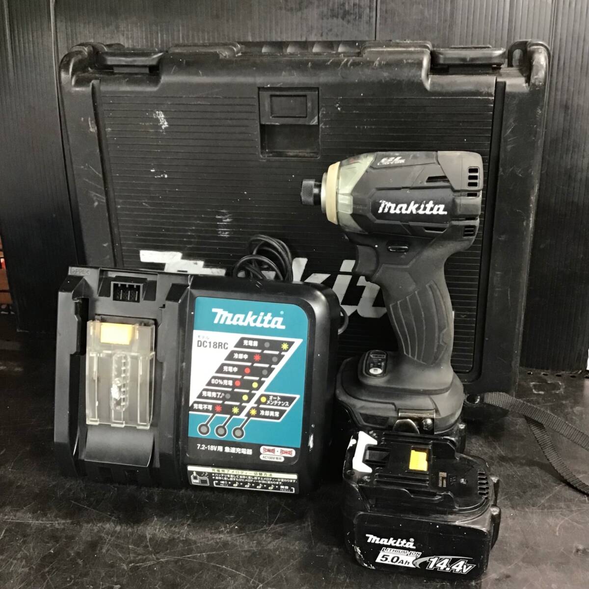 【中古品 / 動作品】★マキタ(makita) コードレスインパクトドライバー TD137DRTXB【格安出品♪】_画像1