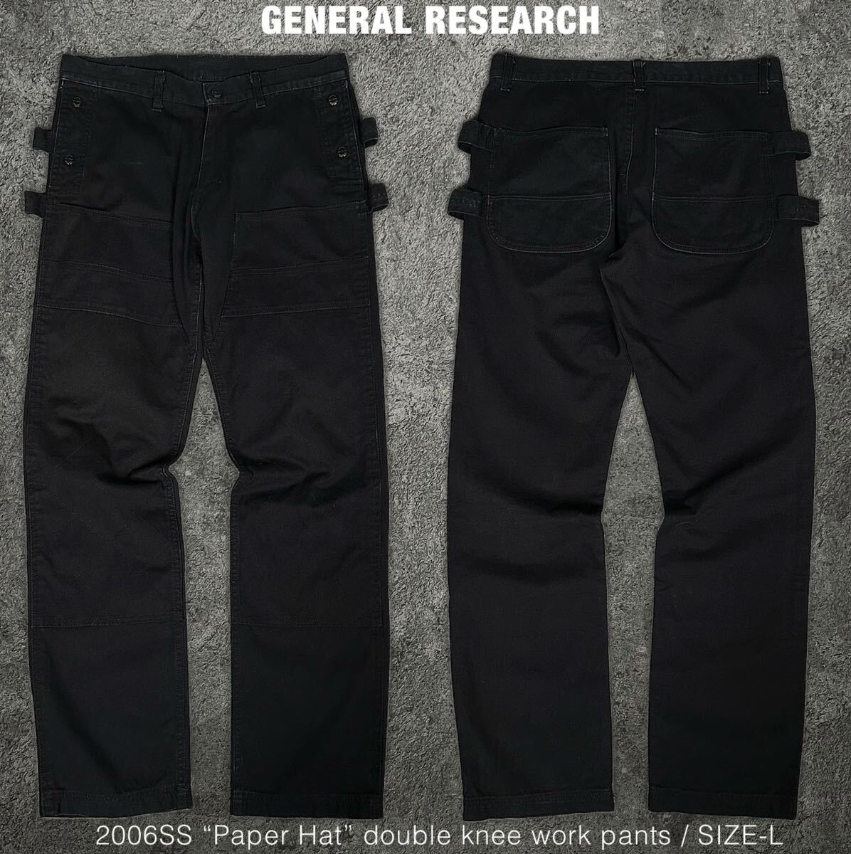 GENERAL RESEARCH 06ss ダブルニー ワーク パンツ ジェネラルリサーチ マウンテンリサーチ の画像1