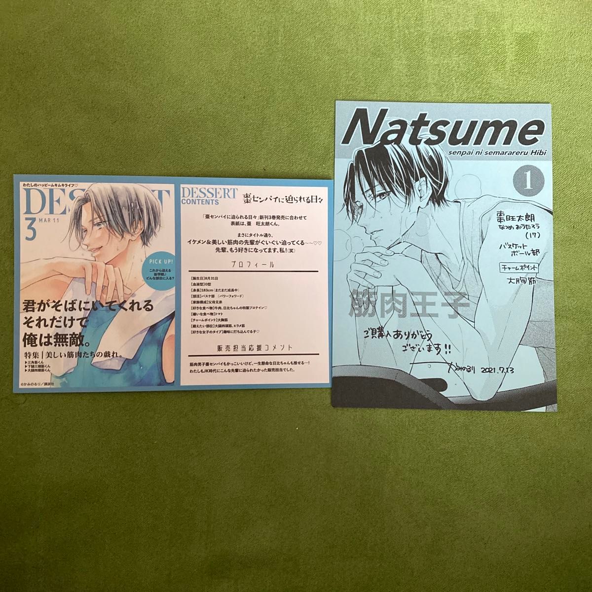 かみのるり 棗センパイに迫られる日々 1〜6巻 購入特典ペーパー TSUTAYA 私の彼氏棚 漫画 少女漫画 コミック