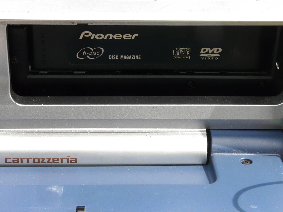 カロッツェリア carrozzeria XDV-P9 6連DVDプレーヤー ジャンク品 部品どりの画像3