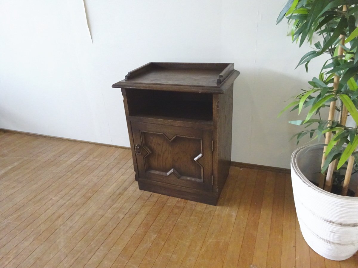 osk060417 [ Kobe furniture ]. rice field good . shop telephone stand side cabinet side table nala material 