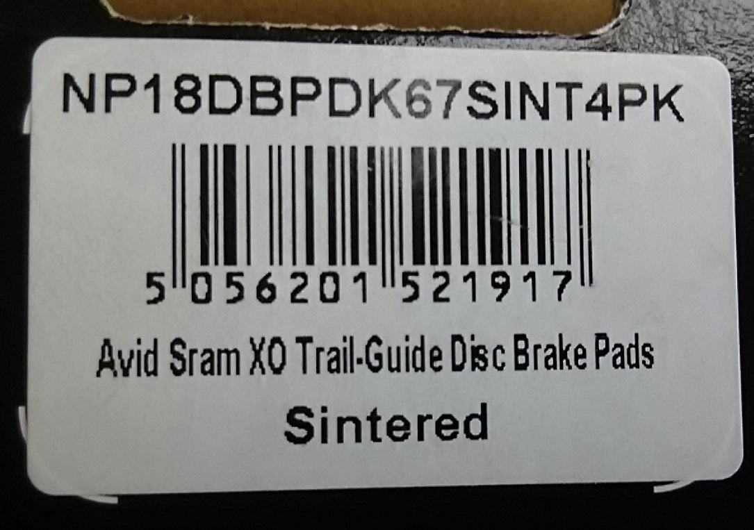 NUKEPROOF DISC BRAKE PADS ５SET SRAM AVID Trail-Guide 新_画像5