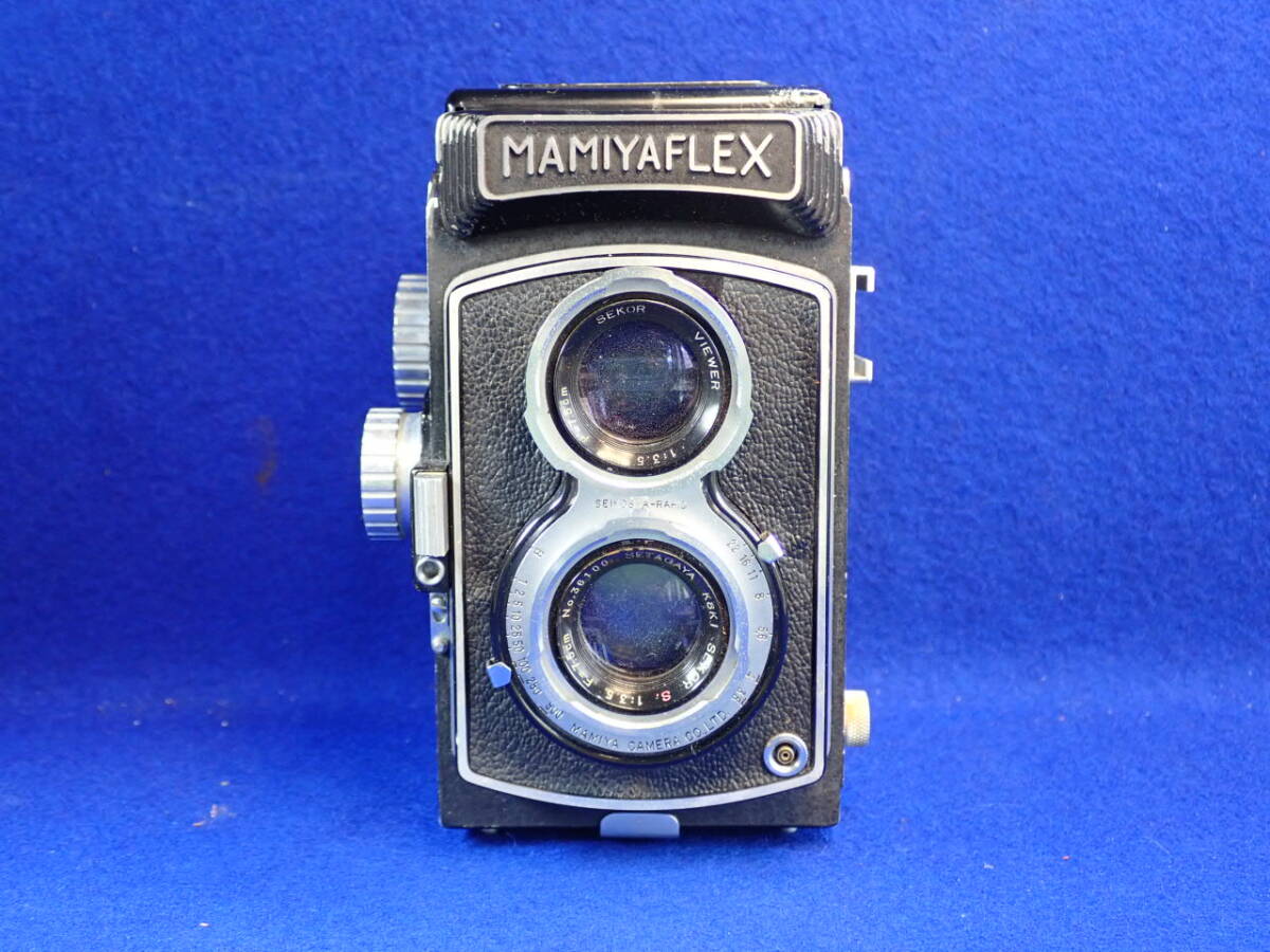 ☆古いカメラ【二眼レフカメラ】MAMIYAFLEX・SEKOR　S　１:35 F＝7.5㎝・状態良好　美品です。イー16_画像9