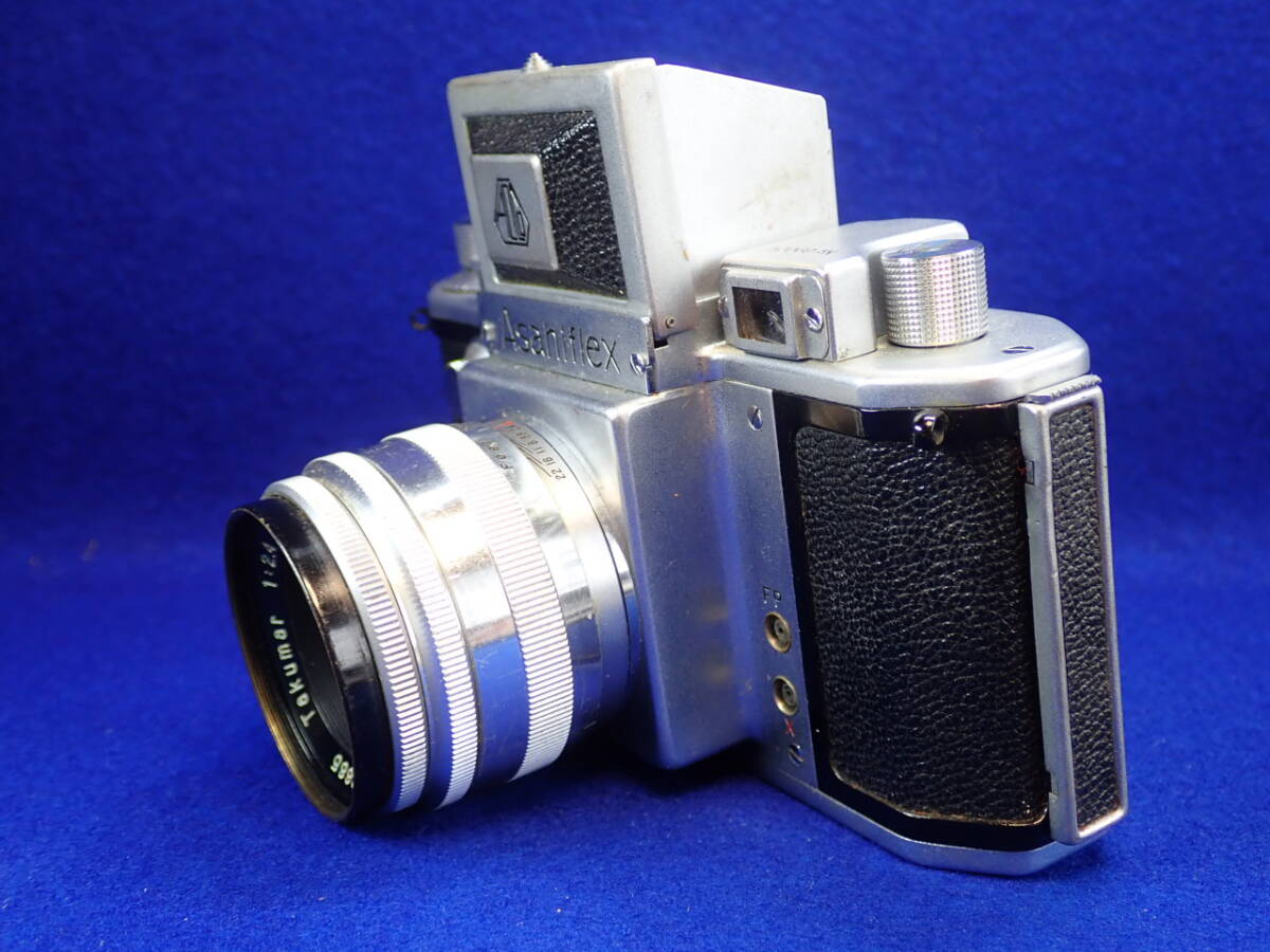 ☆古いカメラ【Asahiflex】アサヒフレックス・１:2.4 ｆ＝５８㎜・・状態良好 美品です。イー25の画像6