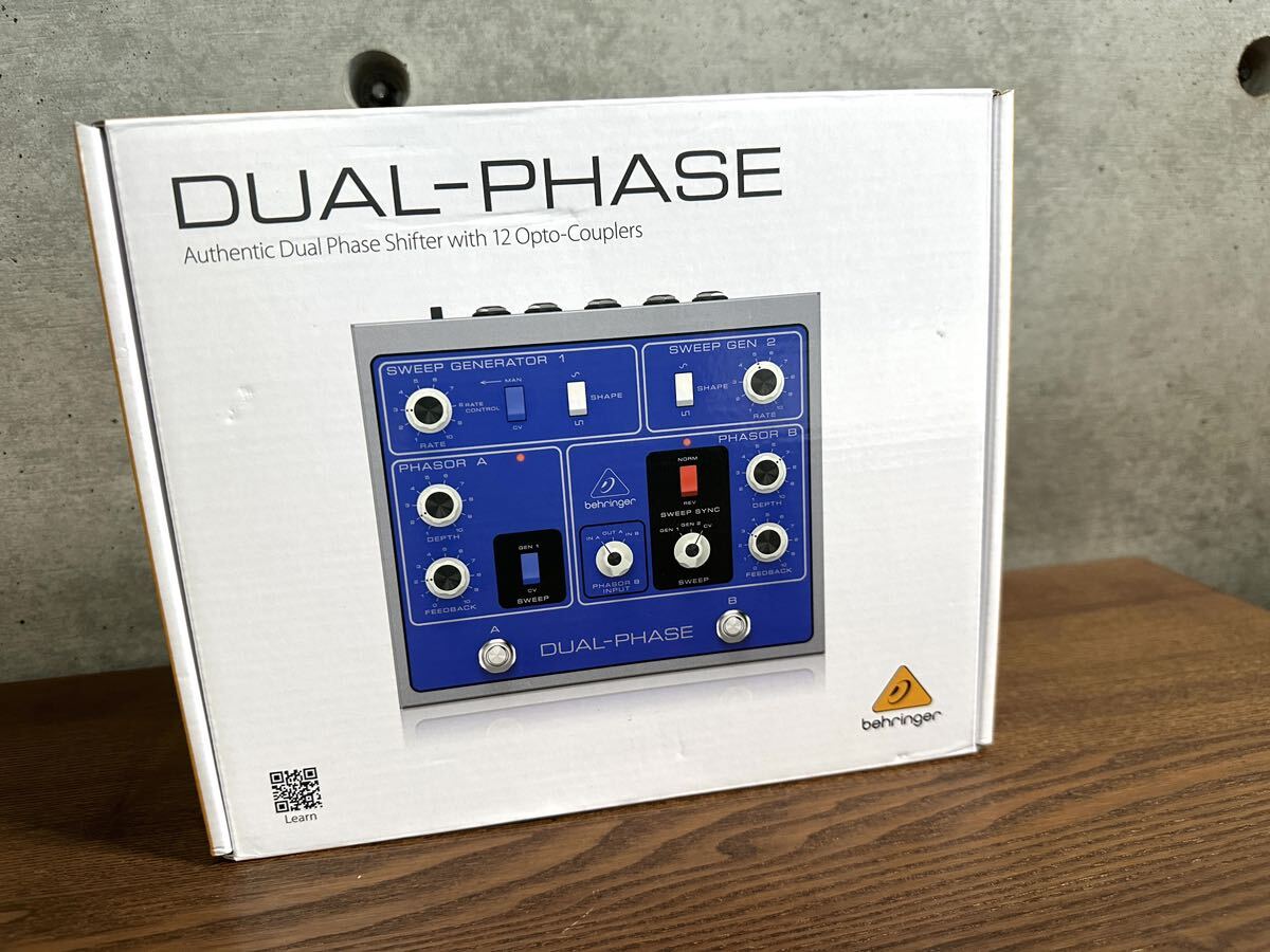 BEHRINGER ( ベリンガー ) DUAL-PHASE Bi-Phase 未使用にちかい　エフェクター　ギター　シンセ　dtm daw_画像2