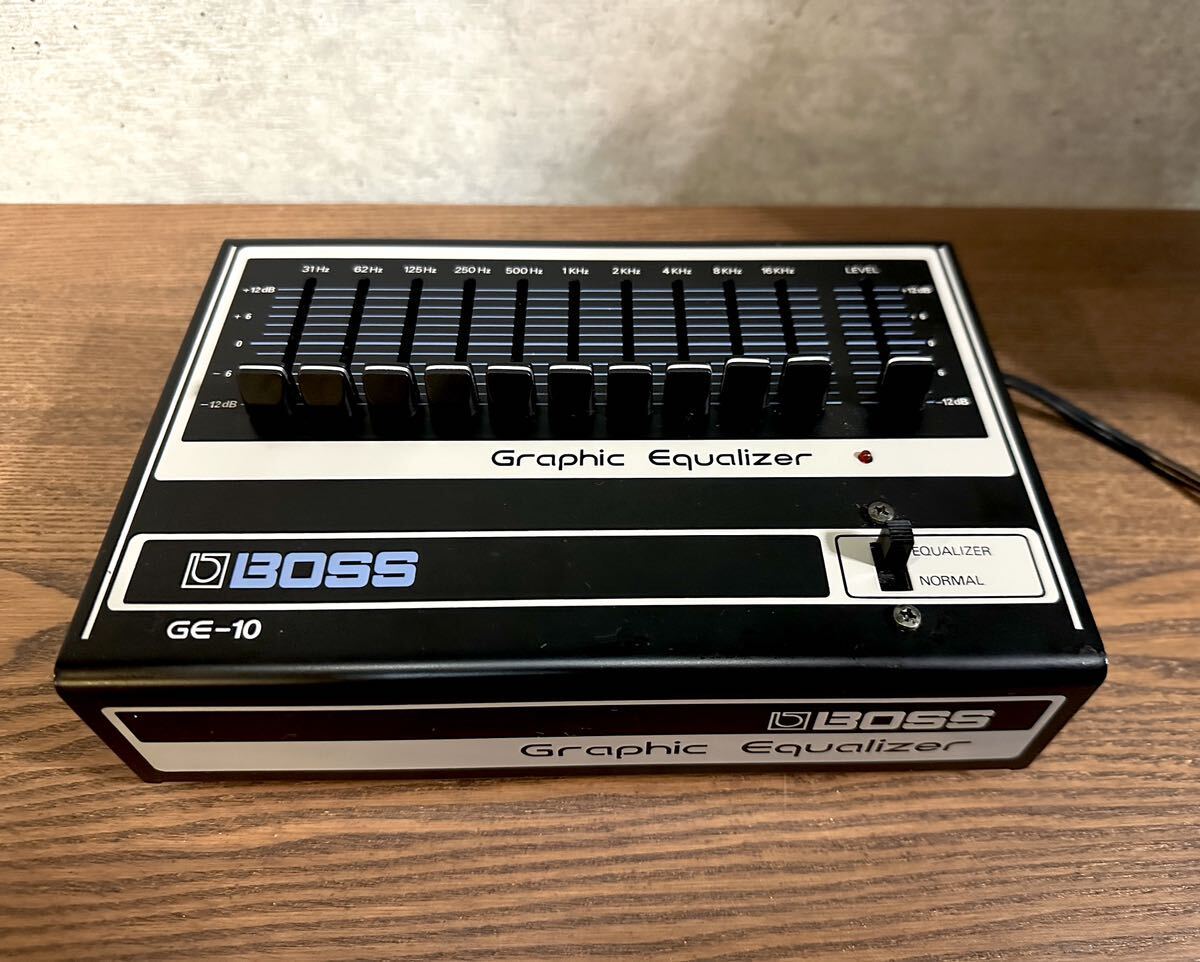 グラフィックイコライザー BOSS GE-10 ベース ギター ヴァン・ヘイレン の画像3