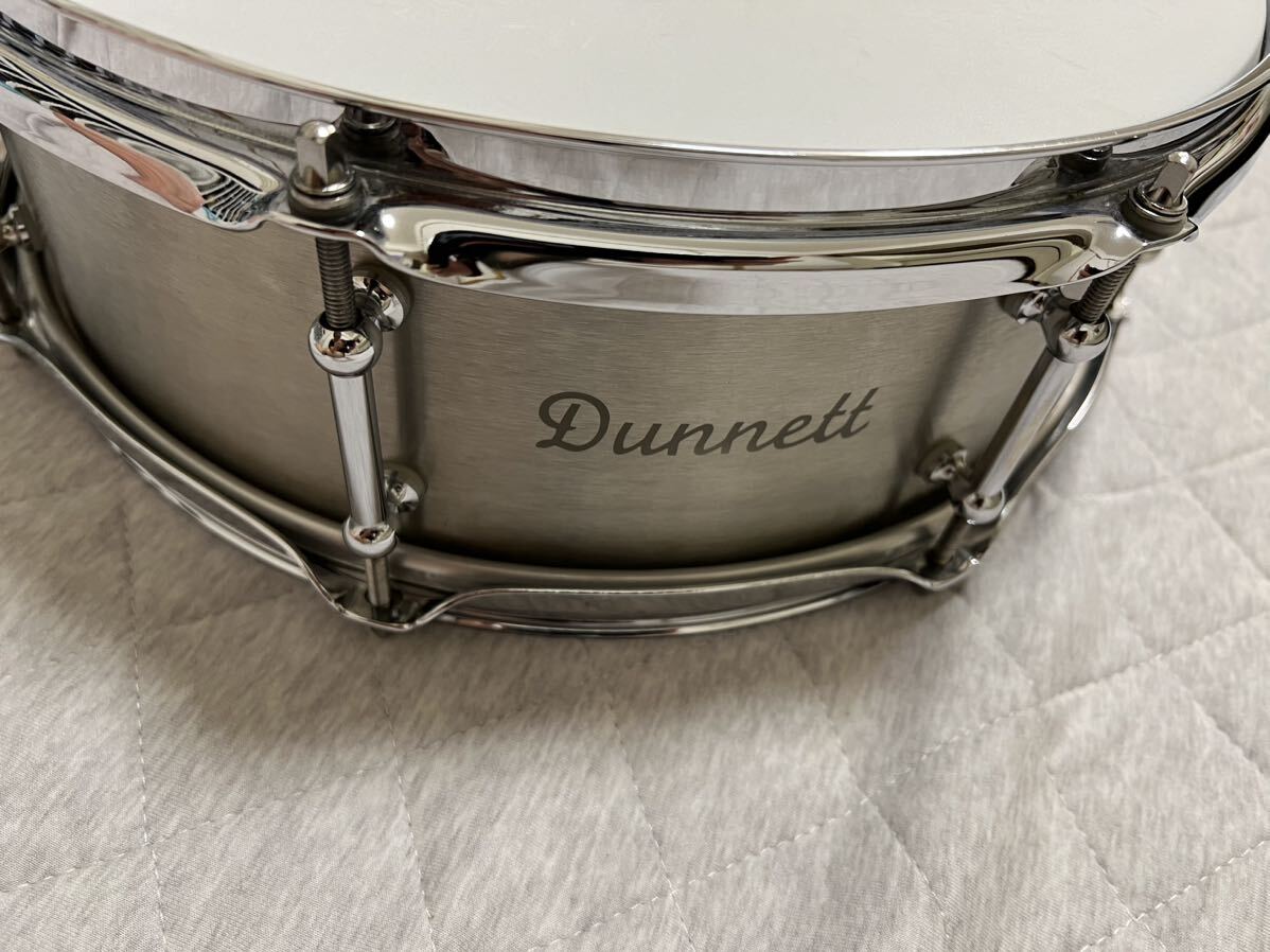 DUNNETT STAINLESS STEEL snare 14x5 ダネット スネアドラム の画像2