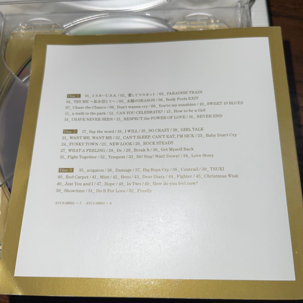 安室奈美恵  Finally（ファイナリー）  送料無料  匿名配送   25th 3枚組CD ベストアルバム  愛してマスカットの画像2