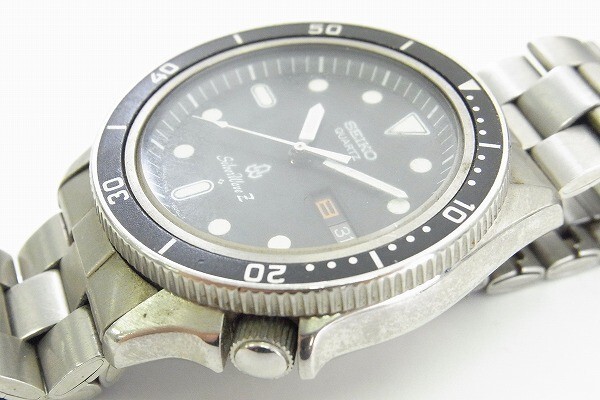 H379-S28-3804◎ SEIKO セイコー silver wave Z 7546-6060 メンズ クォーツ 腕時計 現状品① ◎の画像3