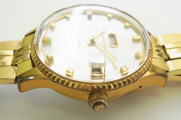 H732-J28-122◎ CITIZEN シチズン AUTO DATER AUSG1401a-Y メンズ 自動巻き 腕時計 現状品① ◎_画像3