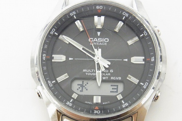 H336-J16-1941◎ CASIO カシオ LINEAGE LCW-M100 メンズ クォーツ 腕時計 現状品① ◎の画像1