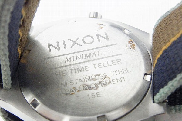 H310-Y31-851◎ NIXON ニクソン メンズ クォーツ 腕時計 現状品① ◎の画像4