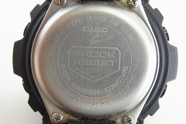 H488-N35-1022◎ CASIO カシオ G-SHOCK AW-591ML メンズ クォーツ 腕時計 現状品① ◎の画像4