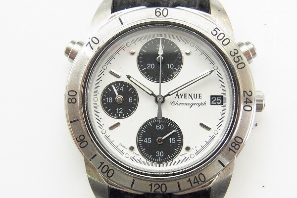 H477-J28-134◎ SEIKO セイコー AVENUE 7T27-6A20 メンズ クォーツ 腕時計 現状品① ◎_画像1