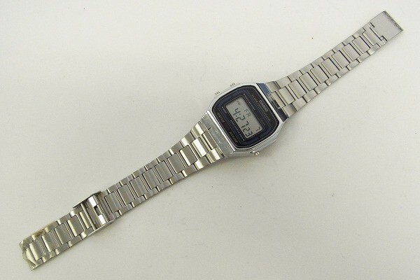 H438-N29-2636◎ CASIO カシオ A164W メンズ クォーツ 腕時計 現状品① ◎の画像2