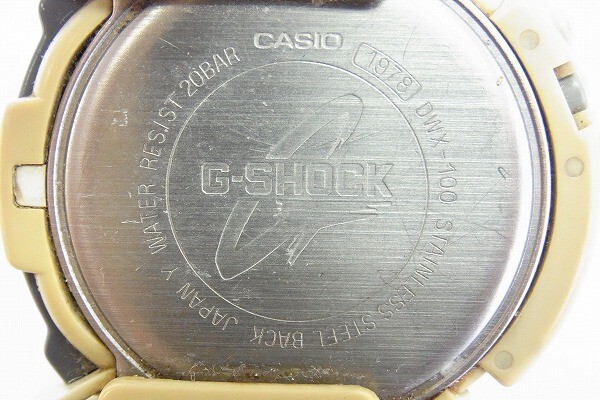 H410-N29-2444◎ CASIO カシオ G-SHOCK X-treme G-LIDE DWX-100 メンズ クォーツ 腕時計 現状品① ◎の画像4