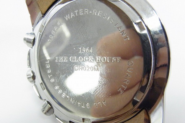 H781-S28-3822◎ THE CLOCK HOUSE ザ クロックハウス CH020M メンズ クォーツ 時計 現状品① ◎_画像4