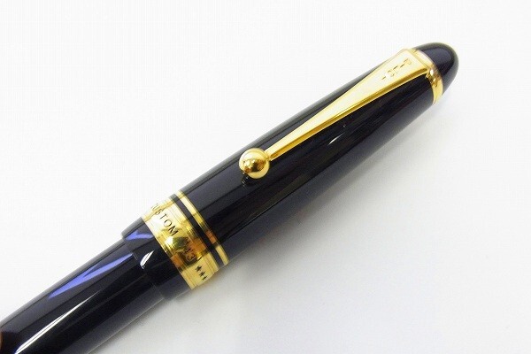 H155-Y30-1100◎ PILOT パイロット CUSTOM 743 14K-585 万年筆 現状品③◎の画像7