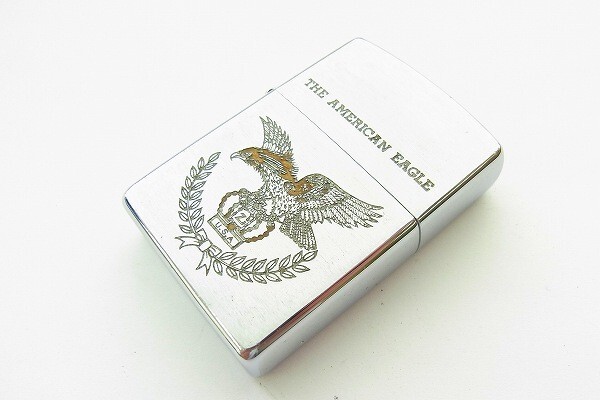 I070-Y25-2553◎ ZIPPO ジッポ THE AMERICAN EAGLE オイルライター 火花なし 現状品③◎_画像1